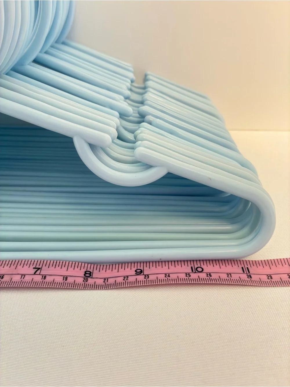 Kid's Clothing Hangers Blue Set of 30
